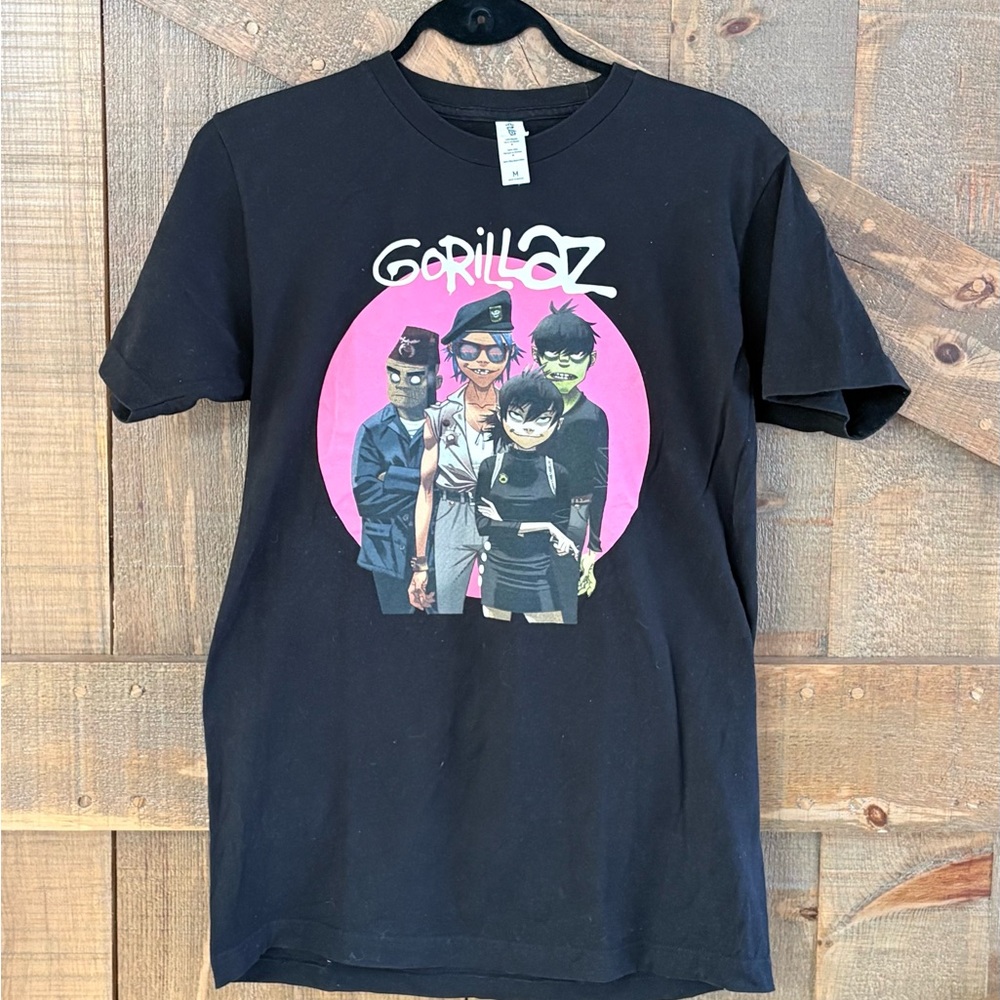Gorillaz tee on a Tultex tag, medium